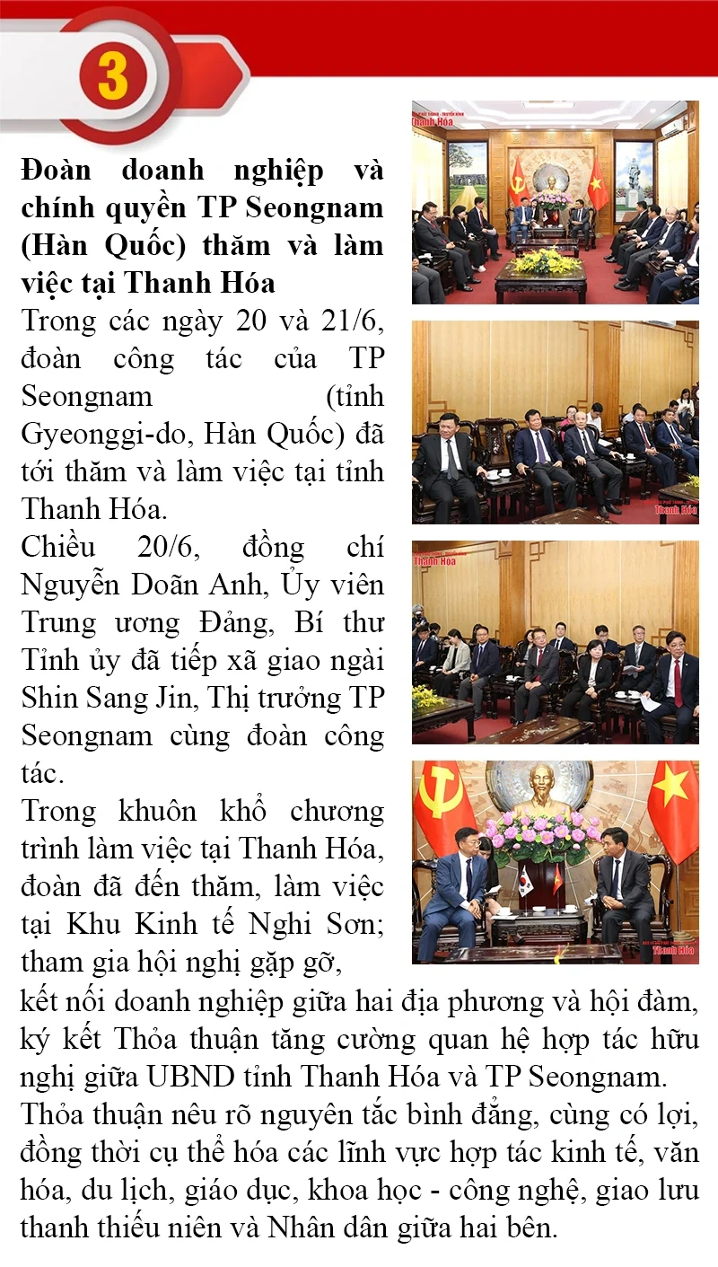 Những sự kiện nổi bật trong tuần