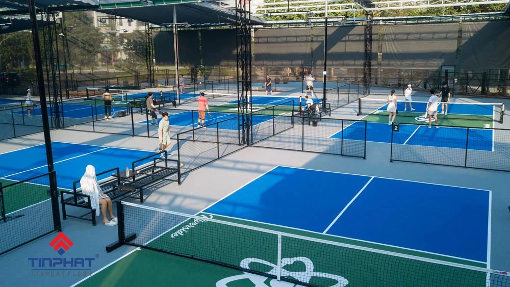 Bảng giá thi công sân pickleball chi tiết mới nhất 2025