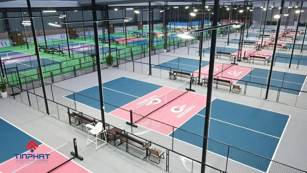 Bảng giá thi công sân pickleball chi tiết mới nhất 2025
