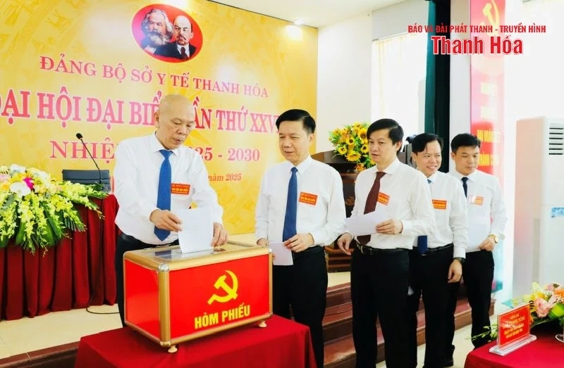 Đại hội Đại biểu Đảng bộ Sở Y tế lần thứ XXVIII, nhiệm kỳ 2025-2030