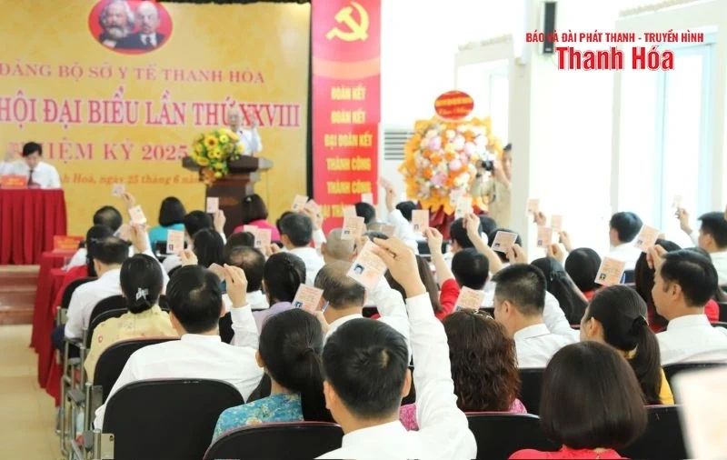 Đại hội Đại biểu Đảng bộ Sở Y tế lần thứ XXVIII, nhiệm kỳ 2025-2030