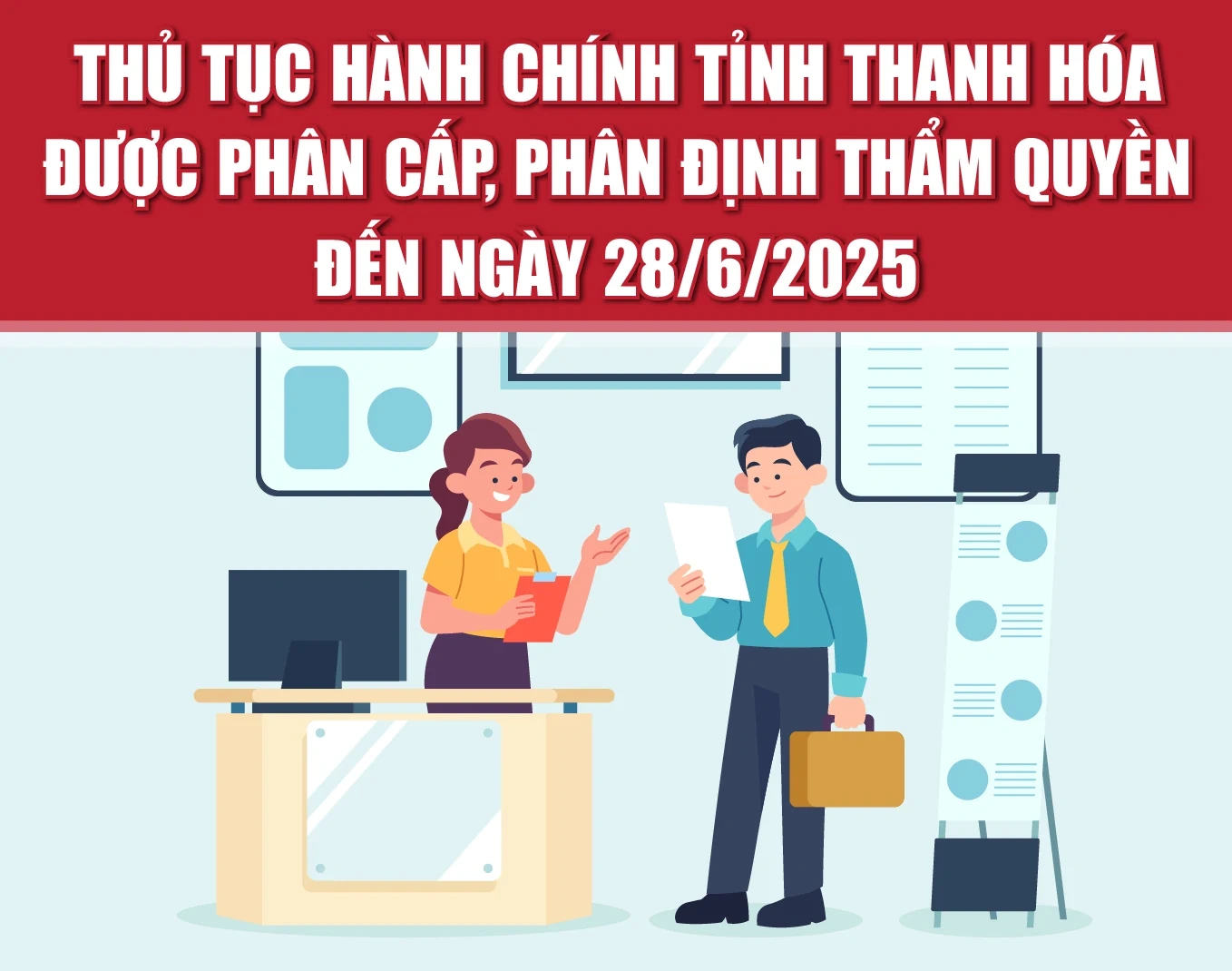 Thủ tục hành chính tỉnh Thanh Hóa được phân cấp, phân quyền tính đến ngày 28/6/2025