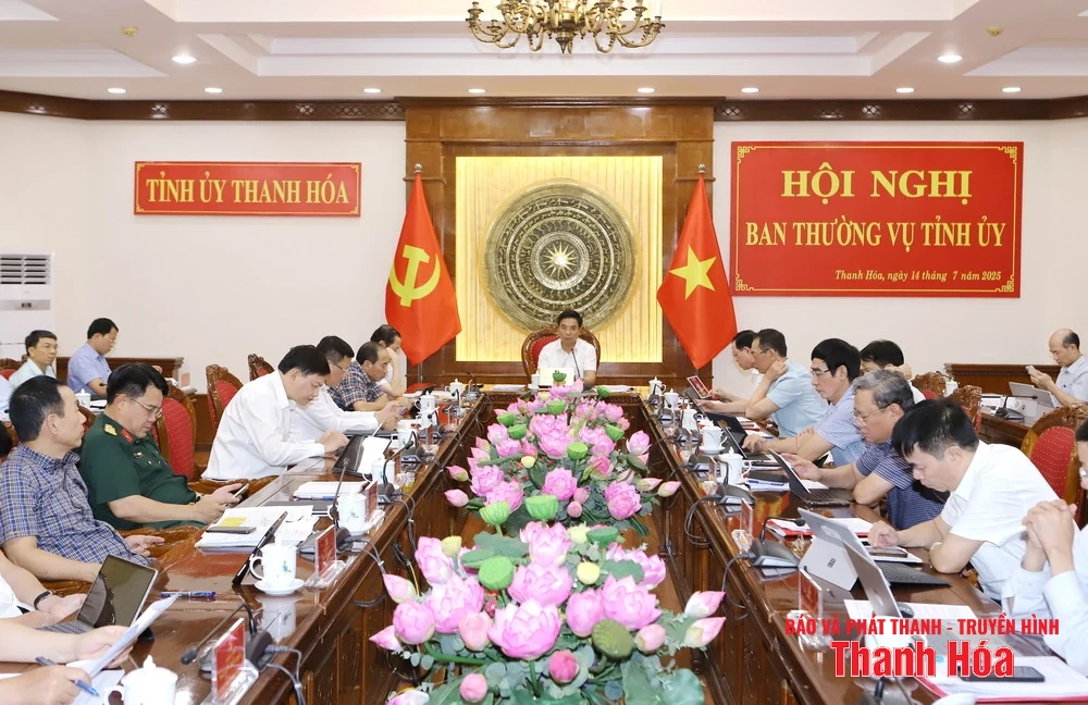 Ban Thường vụ Tỉnh ủy cho ý kiến về nhiều nội dung liên quan đến định hướng phát triển kinh tế - xã hội