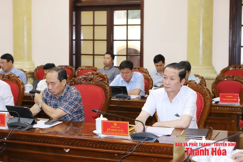Ban Thường vụ Tỉnh ủy cho ý kiến về nhiều nội dung liên quan đến định hướng phát triển kinh tế - xã hội