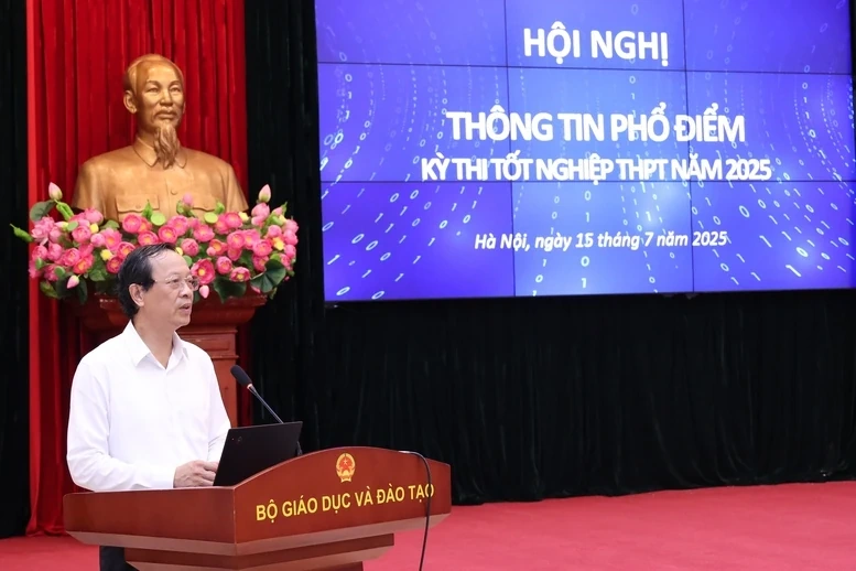 Công bố phổ điểm thi tốt nghiệp THPT 2025