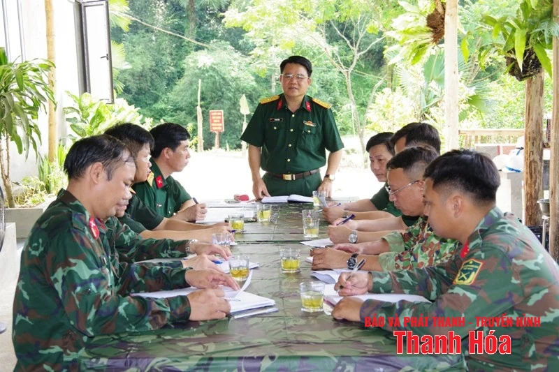 Chỉ huy trưởng Bộ CHQS tỉnh thăm, động viên lực lượng xây dựng công trình quốc phòng