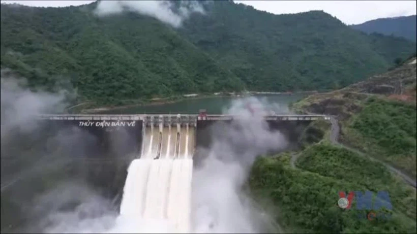 Nghệ An: Hồ chứa Thủy điện Bản Vẽ xuất hiện trận lũ đặc biệt lớn