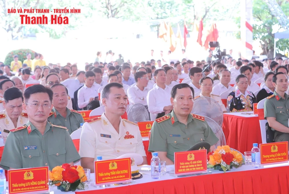 Thanh Hóa tổ chức trọng thể Lễ kỷ niệm 80 năm Ngày truyền thống Công an Nhân dân và 20 năm Ngày hội Toàn dân bảo vệ an ninh Tổ quốc