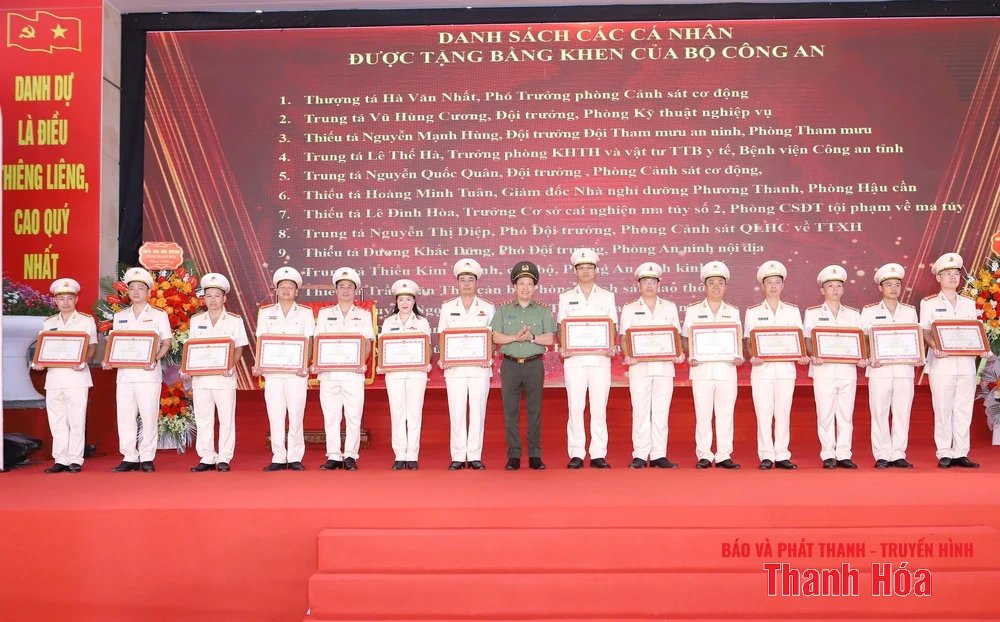 Thanh Hóa tổ chức trọng thể Lễ kỷ niệm 80 năm Ngày truyền thống Công an Nhân dân và 20 năm Ngày hội Toàn dân bảo vệ an ninh Tổ quốc