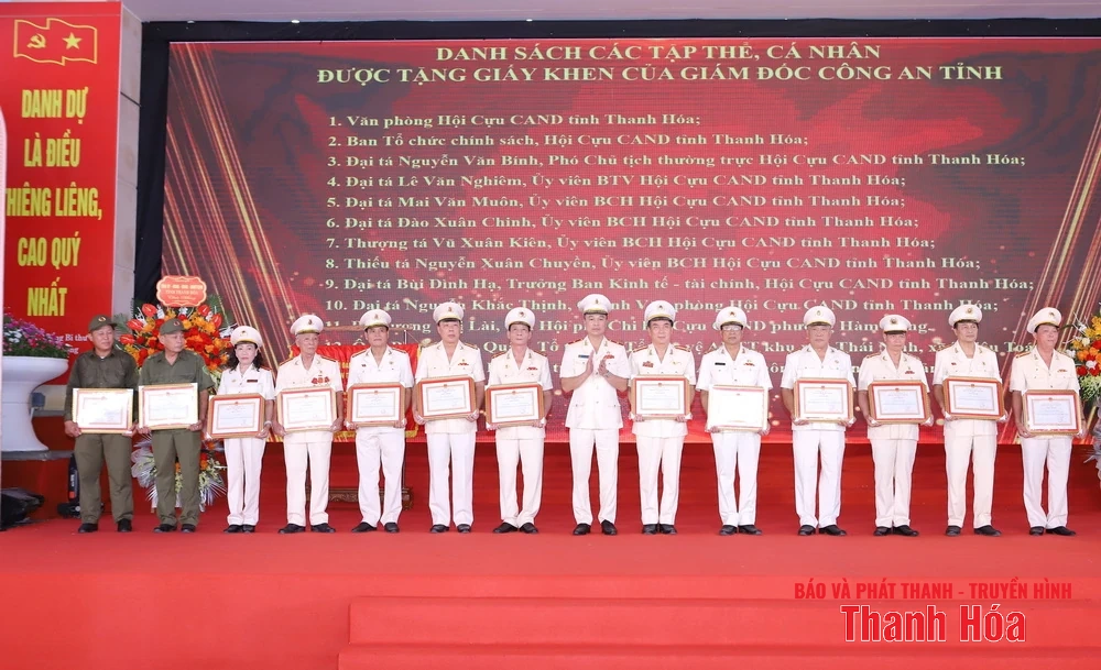 Thanh Hóa tổ chức trọng thể Lễ kỷ niệm 80 năm Ngày truyền thống Công an Nhân dân và 20 năm Ngày hội Toàn dân bảo vệ an ninh Tổ quốc