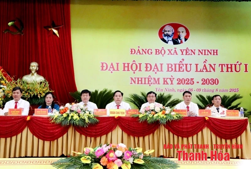 Phó Chủ tịch Thường trực HĐND tỉnh Lê Tiến Lam dự Đại hội Đại biểu đảng bộ xã Yên Ninh lần thứ I