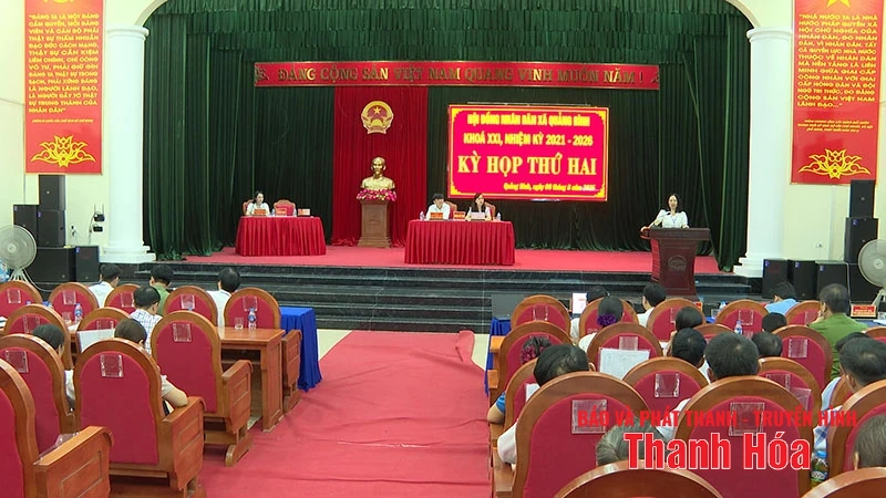 Hội đồng Nhân dân xã Quảng Bình kỳ họp thứ 2 thảo luận nhiều nội dung quan trọng