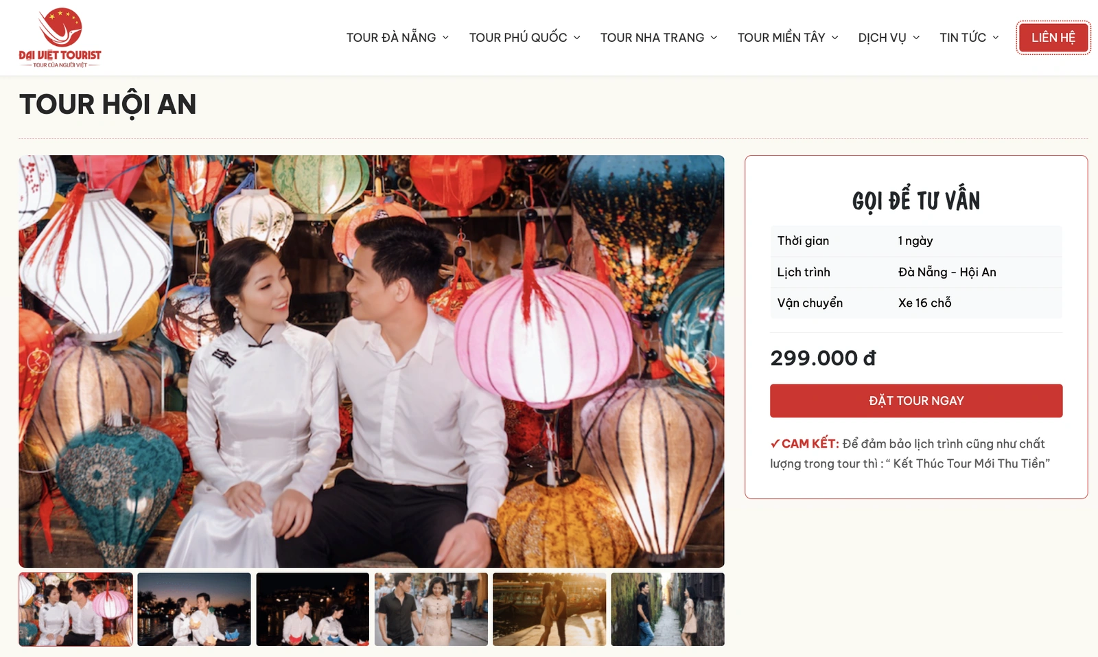 Lịch trình tour Hội An được Đại Việt Tourist xây dựng chuyên nghiệp