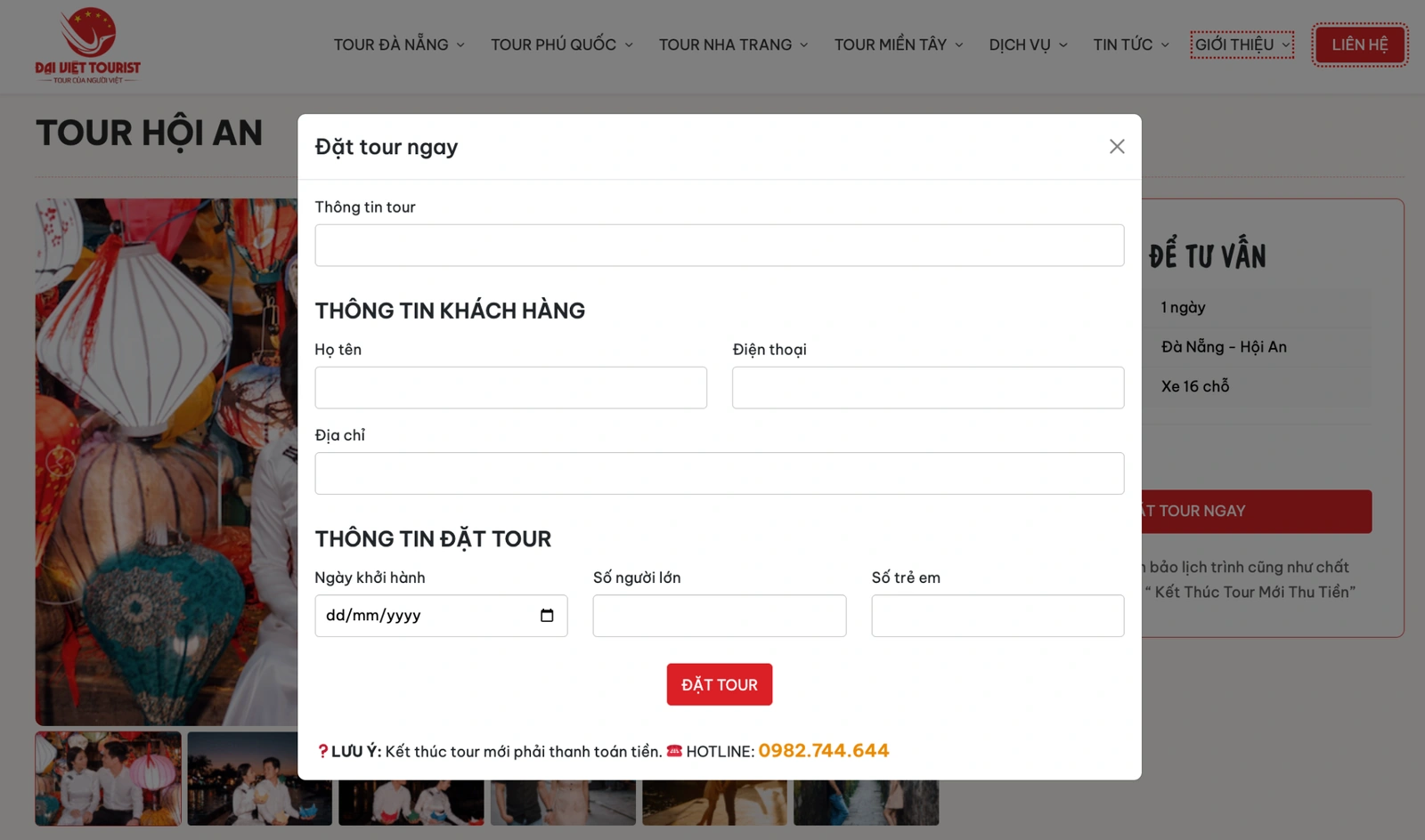 Lịch trình tour Hội An được Đại Việt Tourist xây dựng chuyên nghiệp