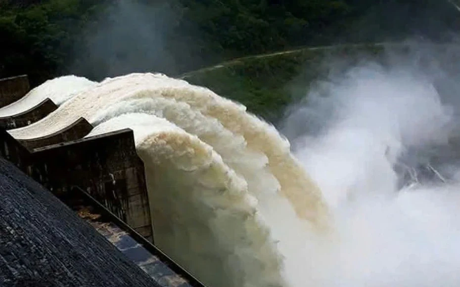 Tăng lưu lượng xả lũ hồ chứa thủy điện Bá Thước 1 từ ngày 1/8 đến 8/8