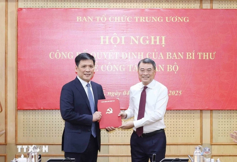 Ông Nguyễn Thanh Bình được bổ nhiệm giữ chức Phó Trưởng Ban Tổ chức Trung ương