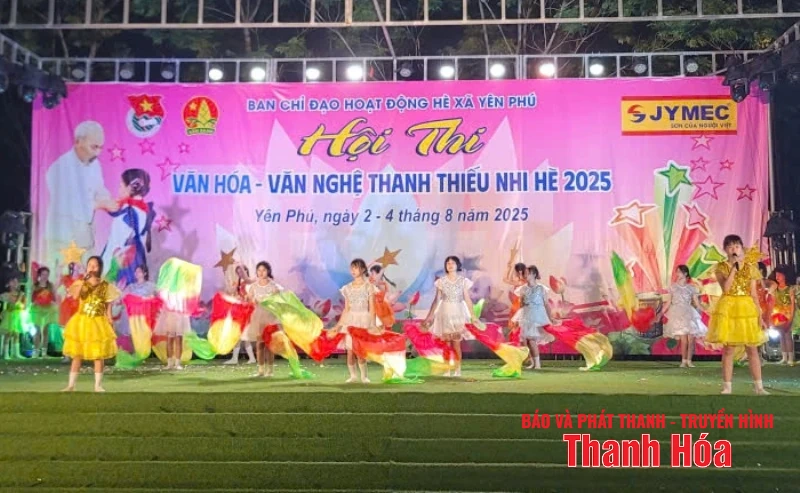 Hội thi văn hóa - văn nghệ thanh thiếu nhi chào mừng Đại hội Đại biểu Đảng bộ xã Yên Phú, nhiệm kỳ 2025-2030
