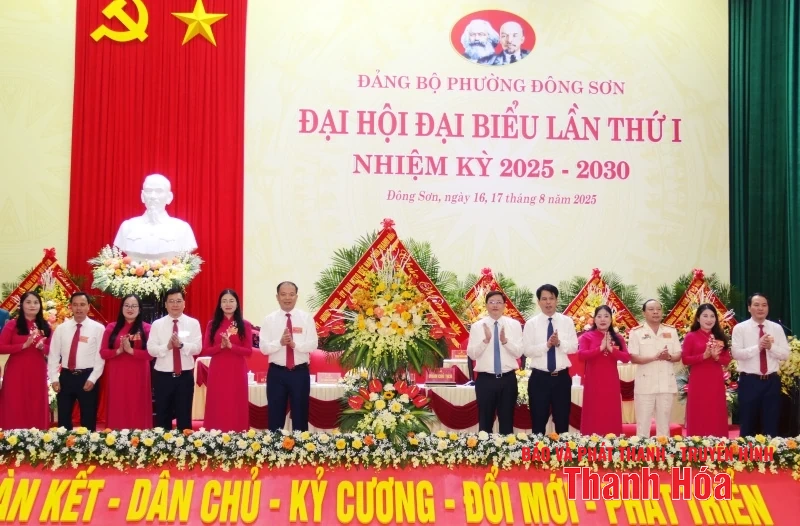 Đảng bộ phường Đông Sơn quyết tâm hoàn thành và hoàn thành vượt mức 29/29 chỉ tiêu nhiệm kỳ 2025-2030