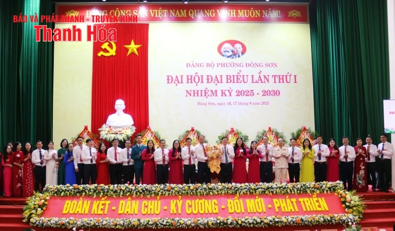 Đảng bộ phường Đông Sơn quyết tâm hoàn thành và hoàn thành vượt mức 29/29 chỉ tiêu nhiệm kỳ 2025-2030