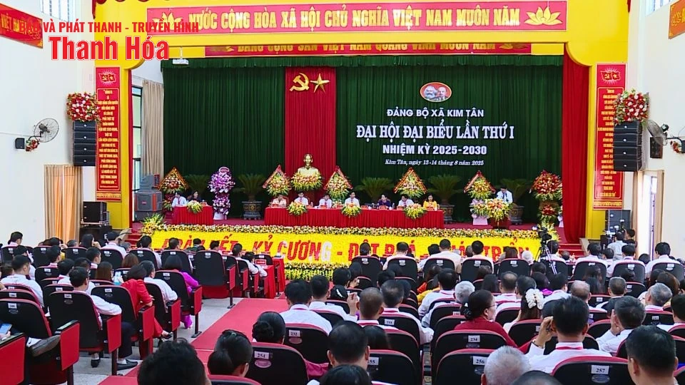 Đại hội Đại biểu Đảng bộ xã Kim Tân lần thứ I, nhiệm kỳ 2025-2030