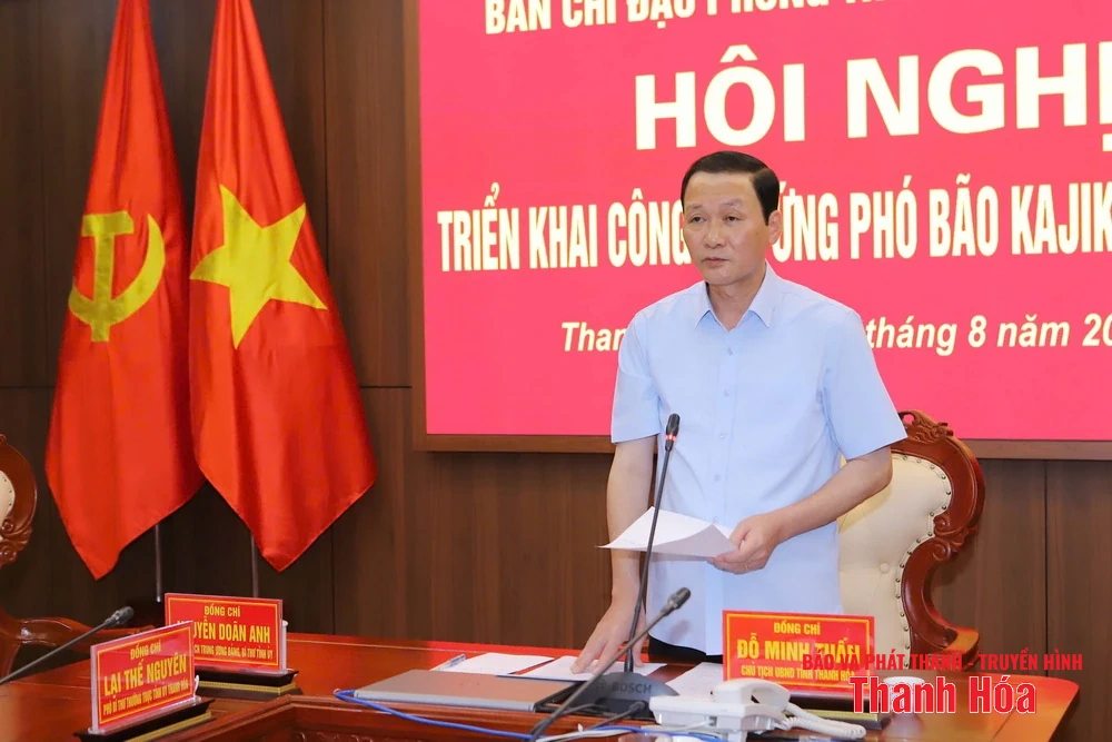 Thủ tướng Chính phủ Phạm Minh Chính chủ trì triển khai công tác ứng phó bão Kajiki