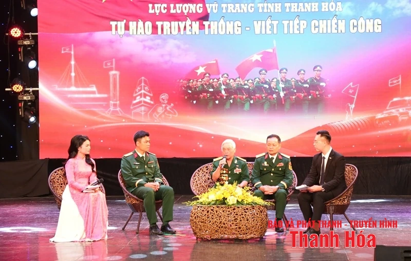 Giao lưu Lực lượng vũ trang Thanh Hóa “Tự hào truyền thống, viết tiếp chiến công”