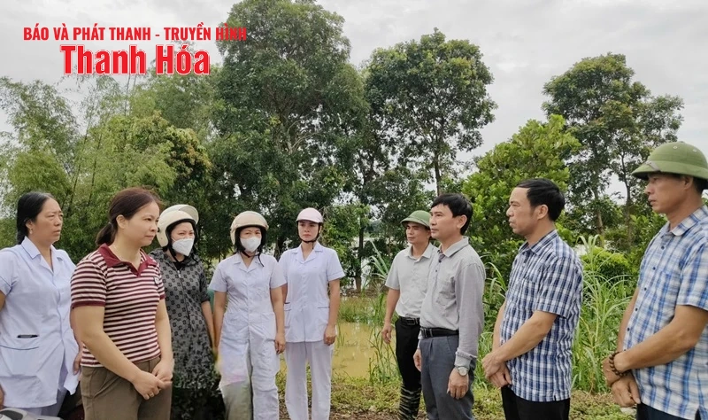 170 hộ dân thôn Tiên Nông, xã Định Hoà bị nước lũ chia cắt