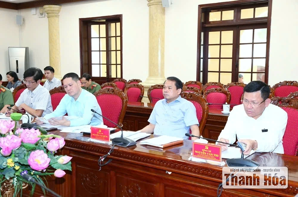 Cho ý kiến về phương án tổ chức phục vụ Đại hội đại biểu Đảng bộ tỉnh Thanh Hóa lần thứ XX, nhiệm kỳ 2025-2030