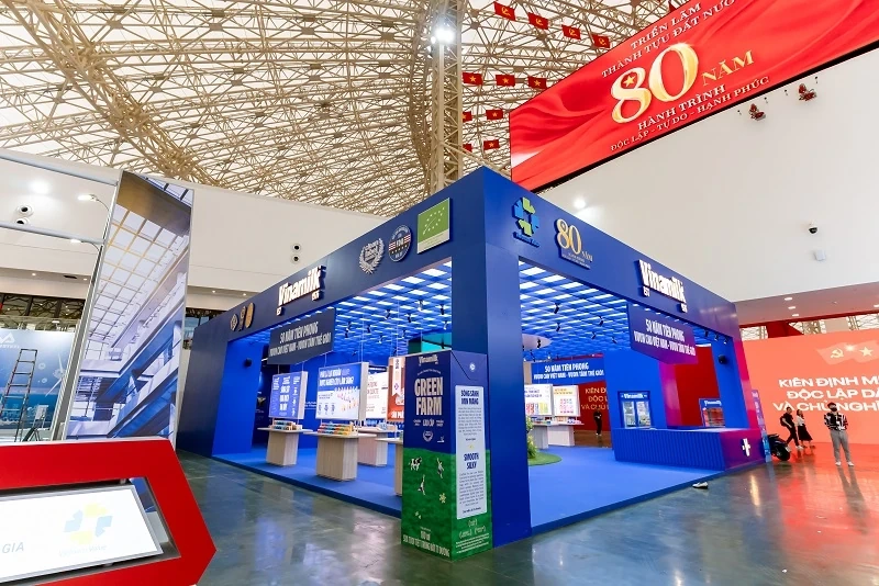 Vinamilk tự hào tham gia triển lãm thành tựu 80 năm Quốc khánh, khẳng định vị thế thương hiệu sữa dẫn đầu