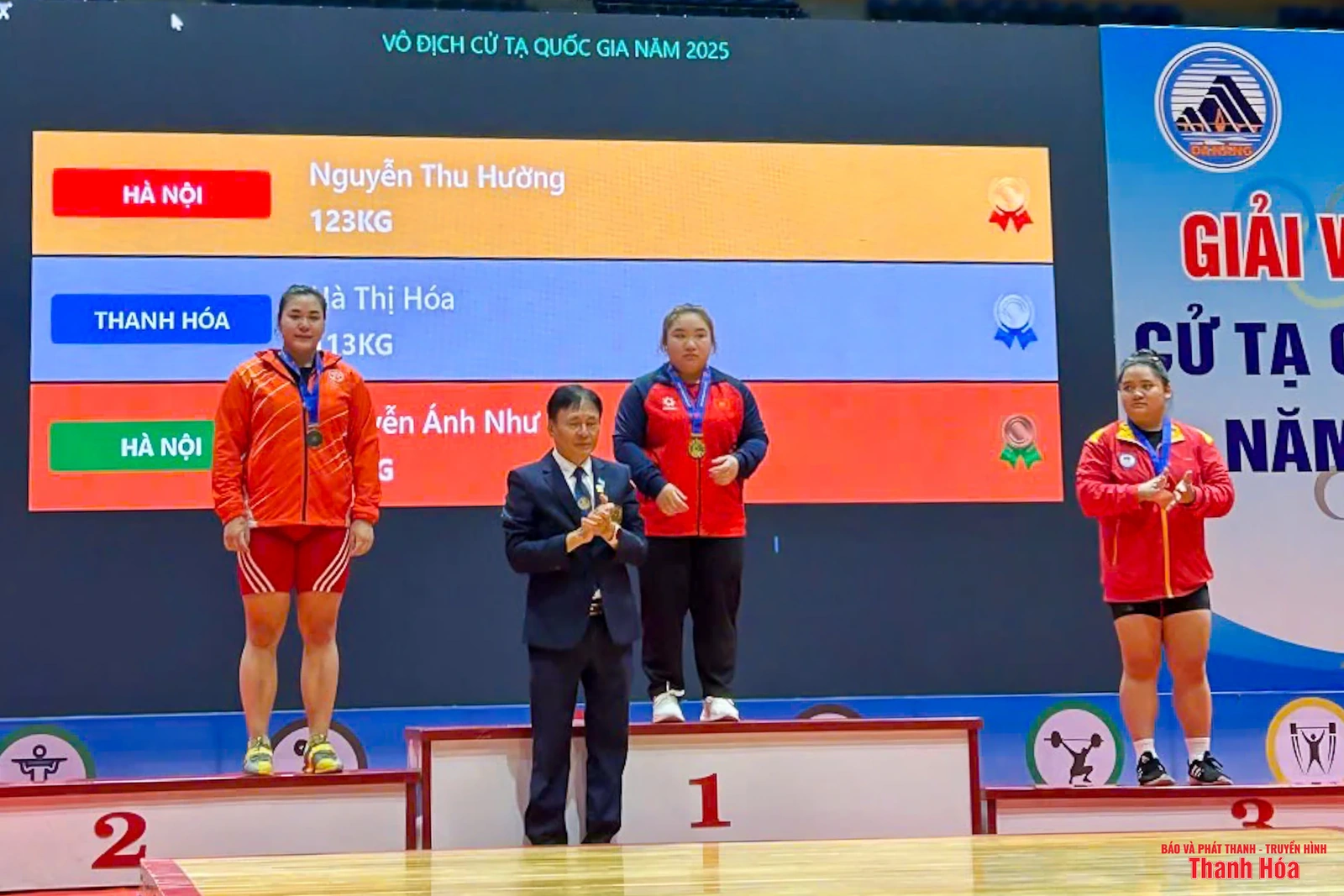 Cử tạ Thanh Hoá xếp hạng ba đồng đội nam và nữ tại giải Vô địch quốc gia 2025