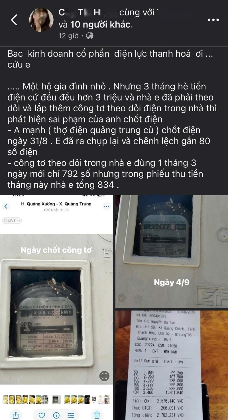 Công an làm việc với người đăng thông tin không chính xác về ngành điện lên mạng xã hội