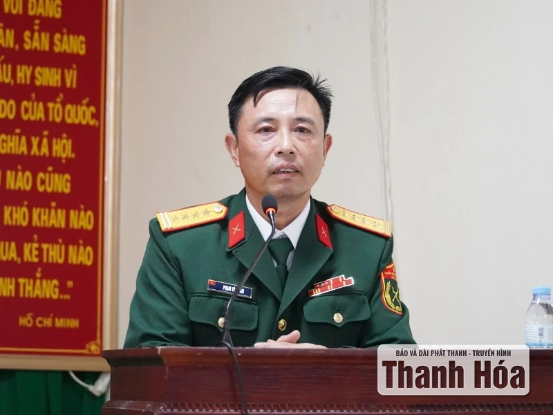 Bộ CHQS tỉnh Thanh Hóa khen thưởng lực lượng hoàn thành nhiệm vụ A80