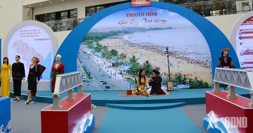 Đặc sắc không gian trưng bày Triển lãm “Thanh Hóa - Khát vọng thịnh vượng”