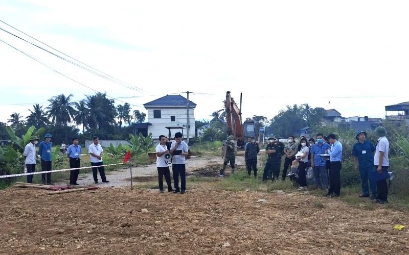 Trung Chính cưỡng chế thu hồi đất phục vụ dự án cải tạo, nâng cấp đường sắt Bắc - Nam