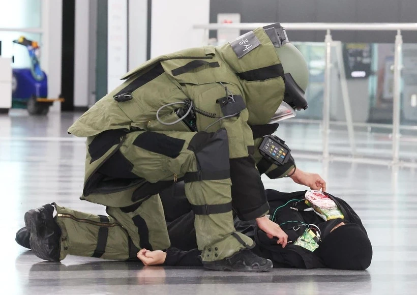 Hàn Quốc diễn tập ứng phó với khủng bố tại Hội nghị Cấp cao APEC