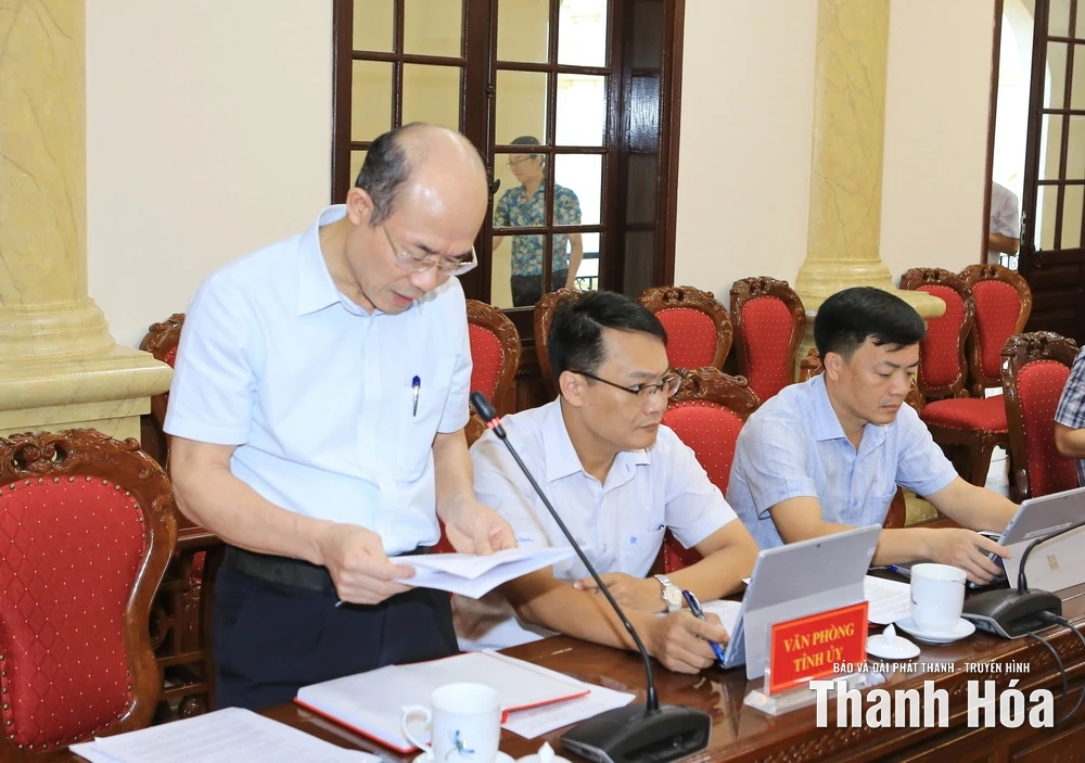 Hội nghị Ban Thường vụ Tỉnh ủy đánh giá tình hình 9 tháng, đề ra giải pháp trọng tâm những tháng cuối năm