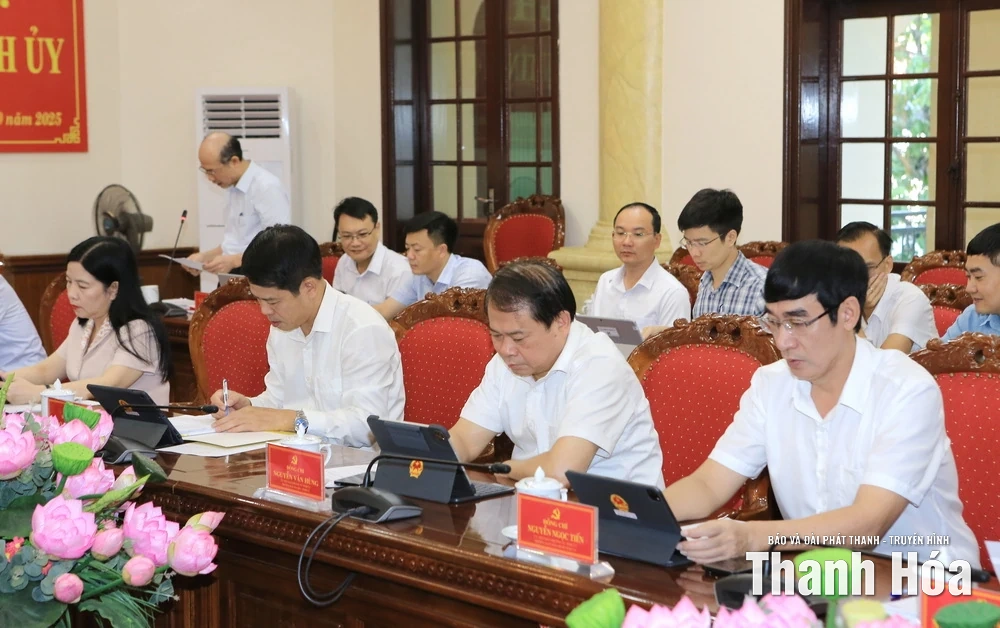 Hội nghị Ban Thường vụ Tỉnh ủy đánh giá tình hình 9 tháng, đề ra giải pháp trọng tâm những tháng cuối năm