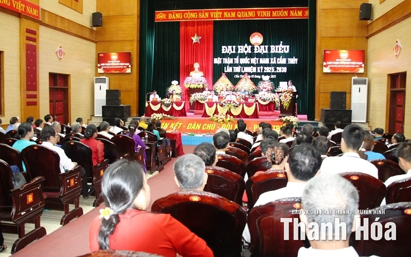 Đại hội đại biểu MTTQ xã Cẩm Thủy lần thứ I, nhiệm kỳ 2025-2030