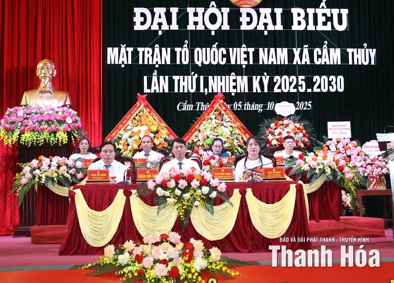 Đại hội đại biểu MTTQ xã Cẩm Thủy lần thứ I, nhiệm kỳ 2025-2030