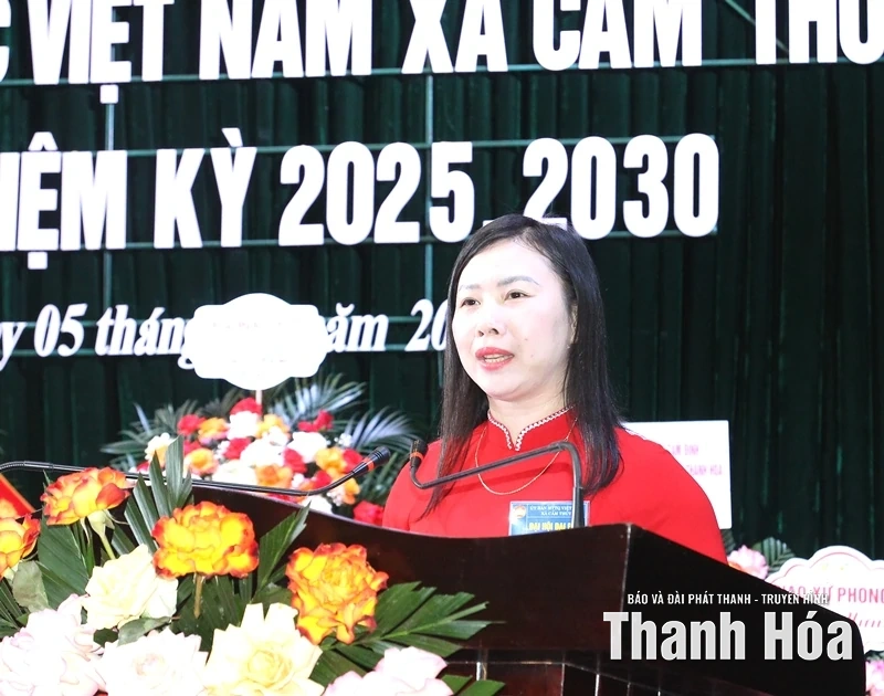 Đại hội đại biểu MTTQ xã Cẩm Thủy lần thứ I, nhiệm kỳ 2025-2030