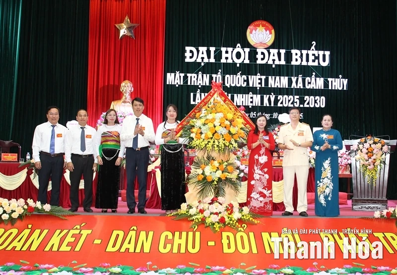 Đại hội đại biểu MTTQ xã Cẩm Thủy lần thứ I, nhiệm kỳ 2025-2030