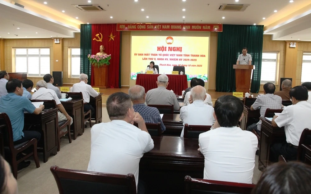 Cho ý kiến vào Dự thảo Báo cáo chính trị Đại hội đại biểu MTTQ tỉnh Thanh Hóa, nhiệm kỳ 2025-2030