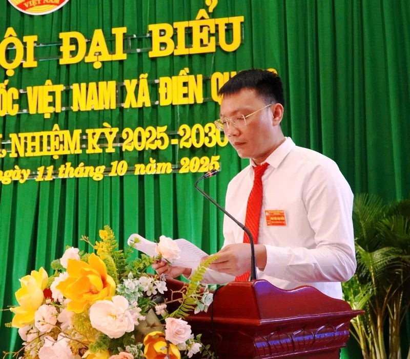 Đại hội MTTQ xã Điền Quang lần thứ I, nhiệm kỳ 2025-2030