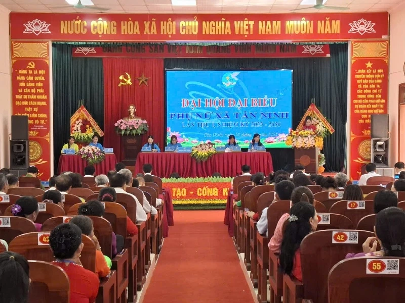 Đại hội đại biểu Hội liên hiệp Phụ nữ xã Tân Ninh lần thứ I, nhiệm kỳ 2025-2030