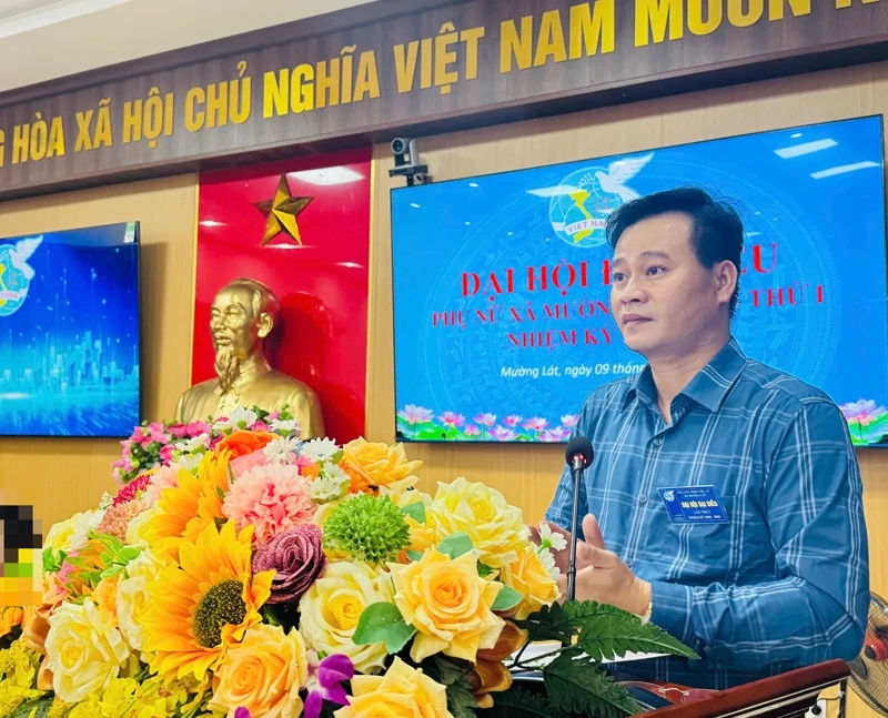 Đại hội Đại biểu Hội Liên hiệp Phụ nữ xã Mường Lát lần thứ nhất, nhiệm kỳ 2025 - 2030