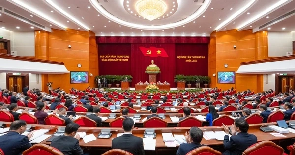 Thông cáo báo chí về ngày làm việc thứ hai Hội nghị Trung ương 13 khoá XIII