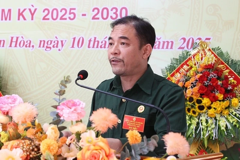 Đại hội đại biểu Hội Cựu chiến binh xã Xuân Hòa lần thứ nhất