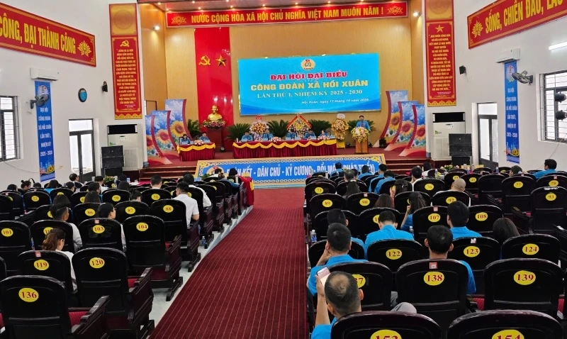 Đại hội đại biểu Công đoàn xã Hồi Xuân lần thứ I