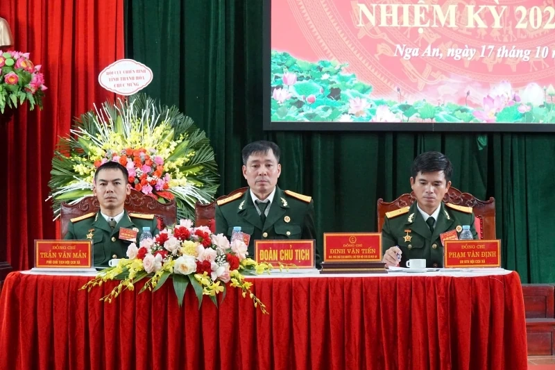 Đại hội đại biểu Hội Cựu chiến binh xã Nga An, nhiệm kỳ 2025-2030