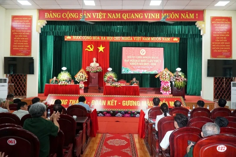 Đại hội đại biểu Hội Cựu chiến binh xã Nga An, nhiệm kỳ 2025-2030